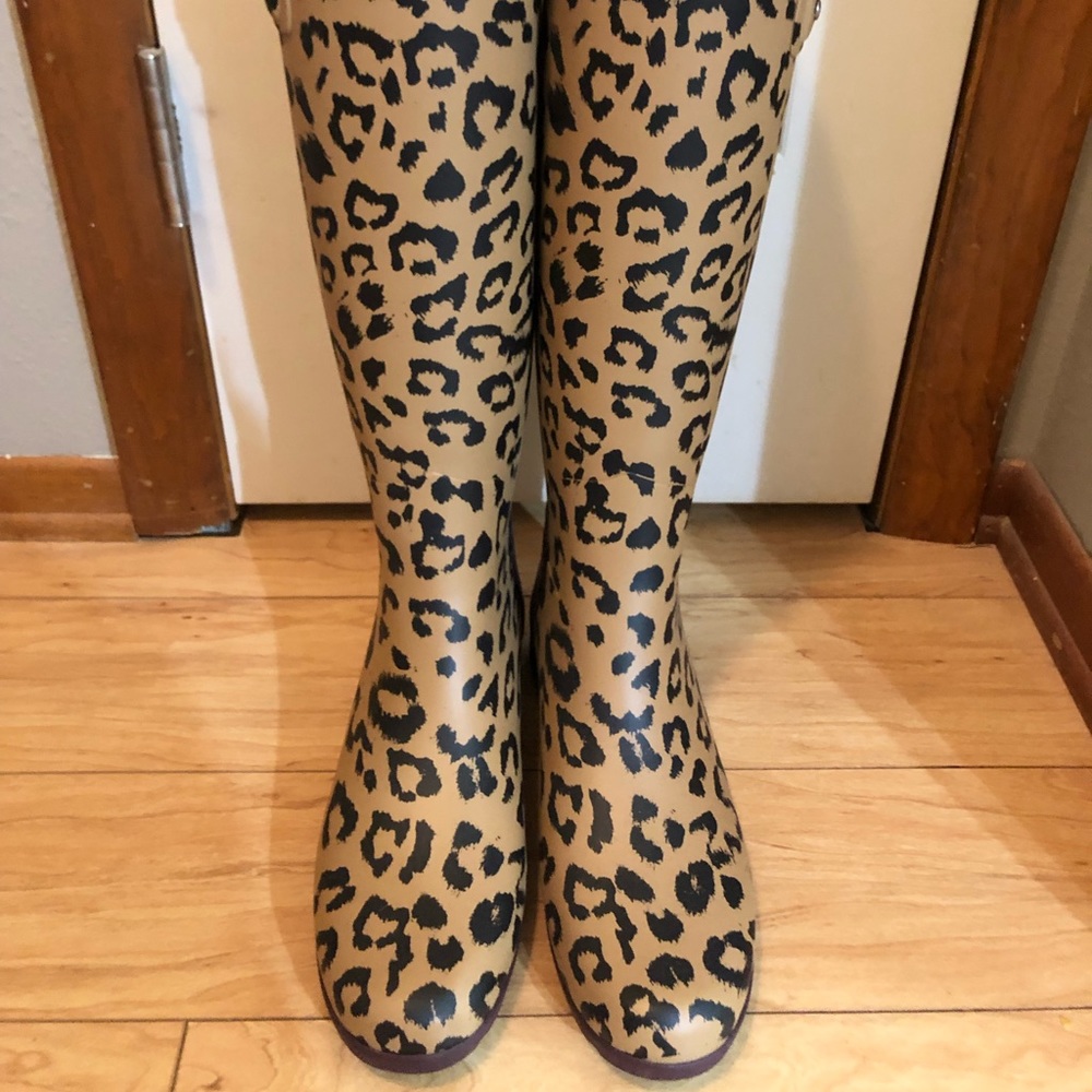 Hunter Leopard Rain Boots